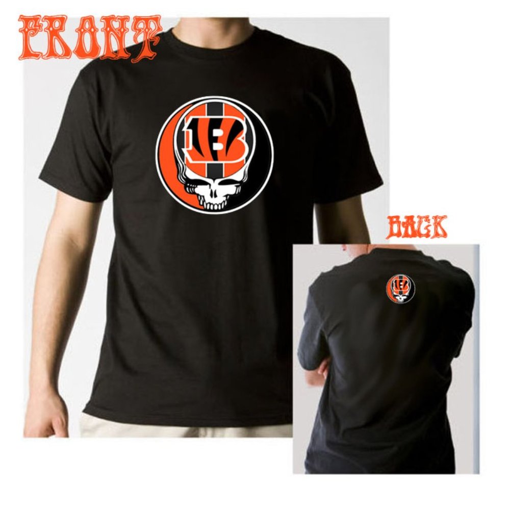 Cincinnati Bengals Grateful Dead Stealie T Shirt